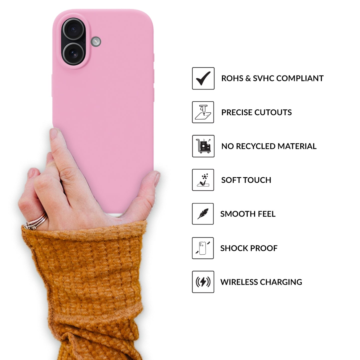 SilkMag (Liquid Silicone Magsafe)-Rose Pink