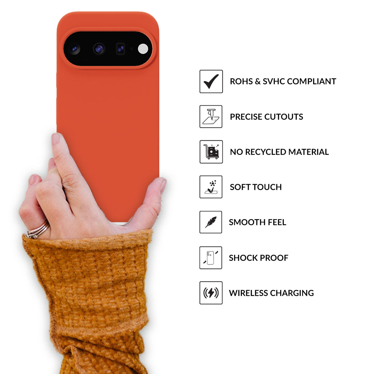 SilkMag (Liquid Silicone Magsafe)-Orange