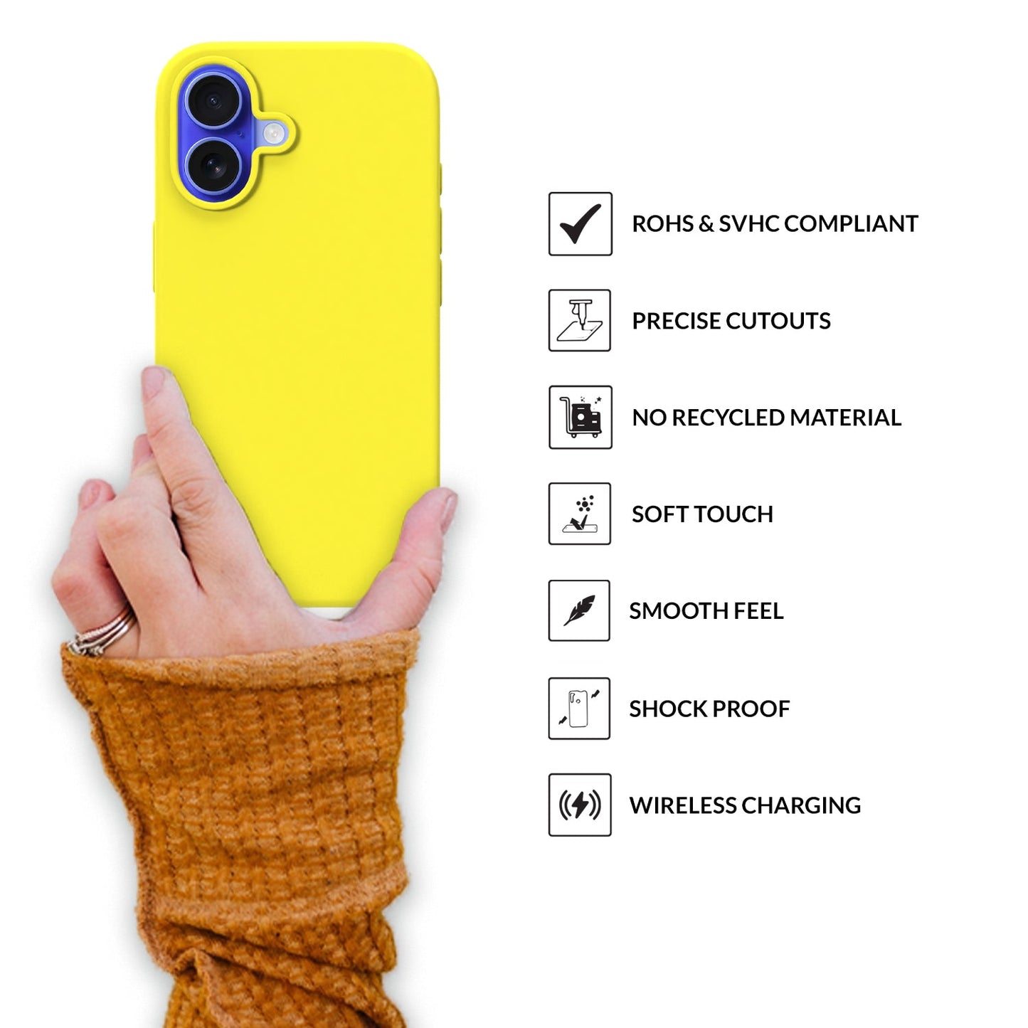 SilkMag (Liquid Silicone Magsafe)-Shining Yellow