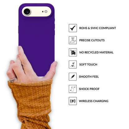 SilkMag (Liquid Silicone Magsafe)-Dark Violet