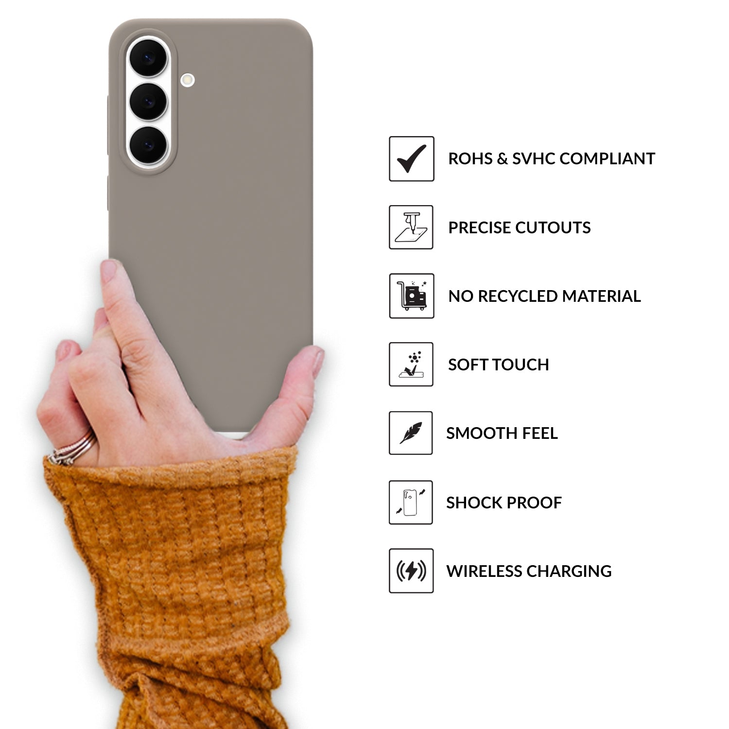 SilkMag (Liquid Silicon Magsafe)-Light Brown