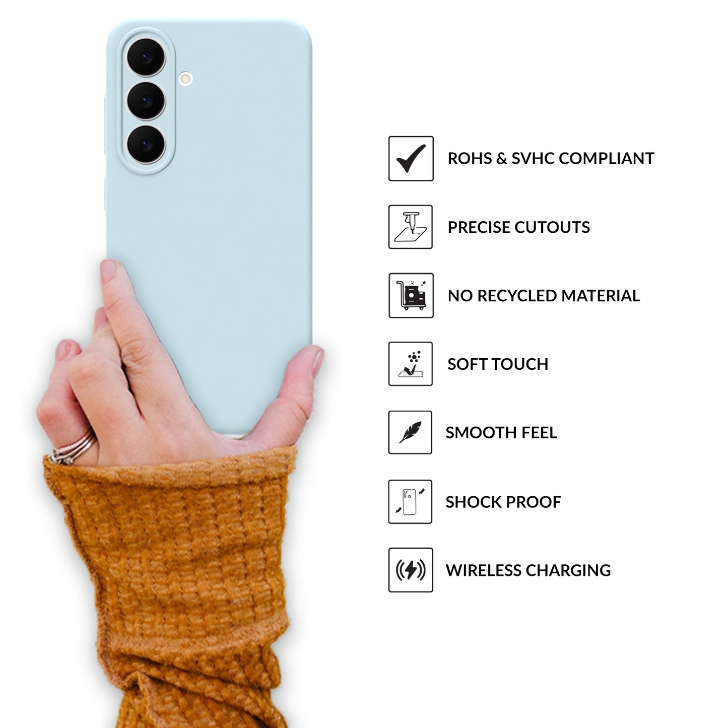 SilkMag (Liquid Silicon Magsafe)-Light Blue