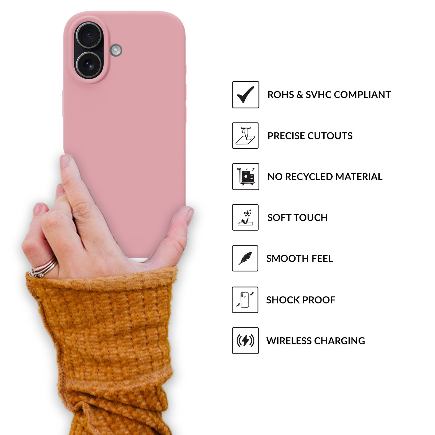 SilkMag (Liquid Silicone Magsafe)-Light Pink
