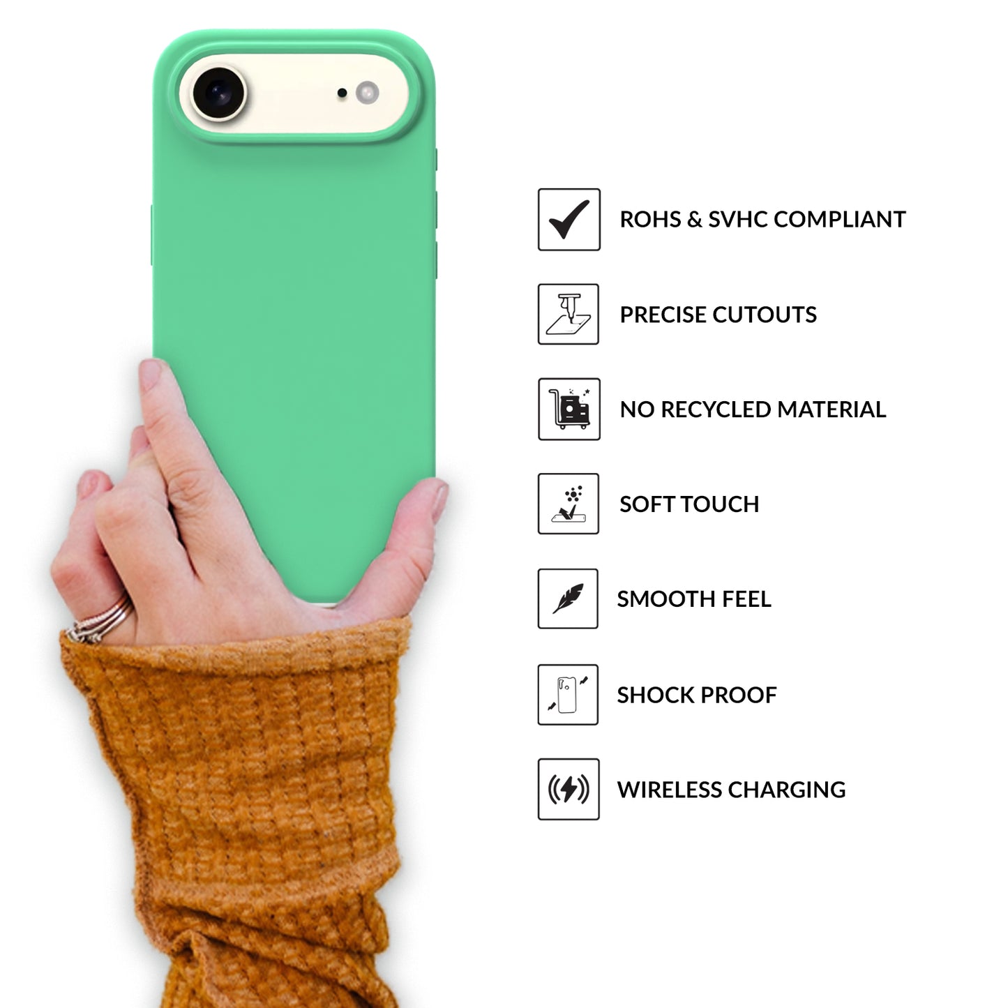 SilkMag (Liquid Silicone Magsafe)-Pastel Green