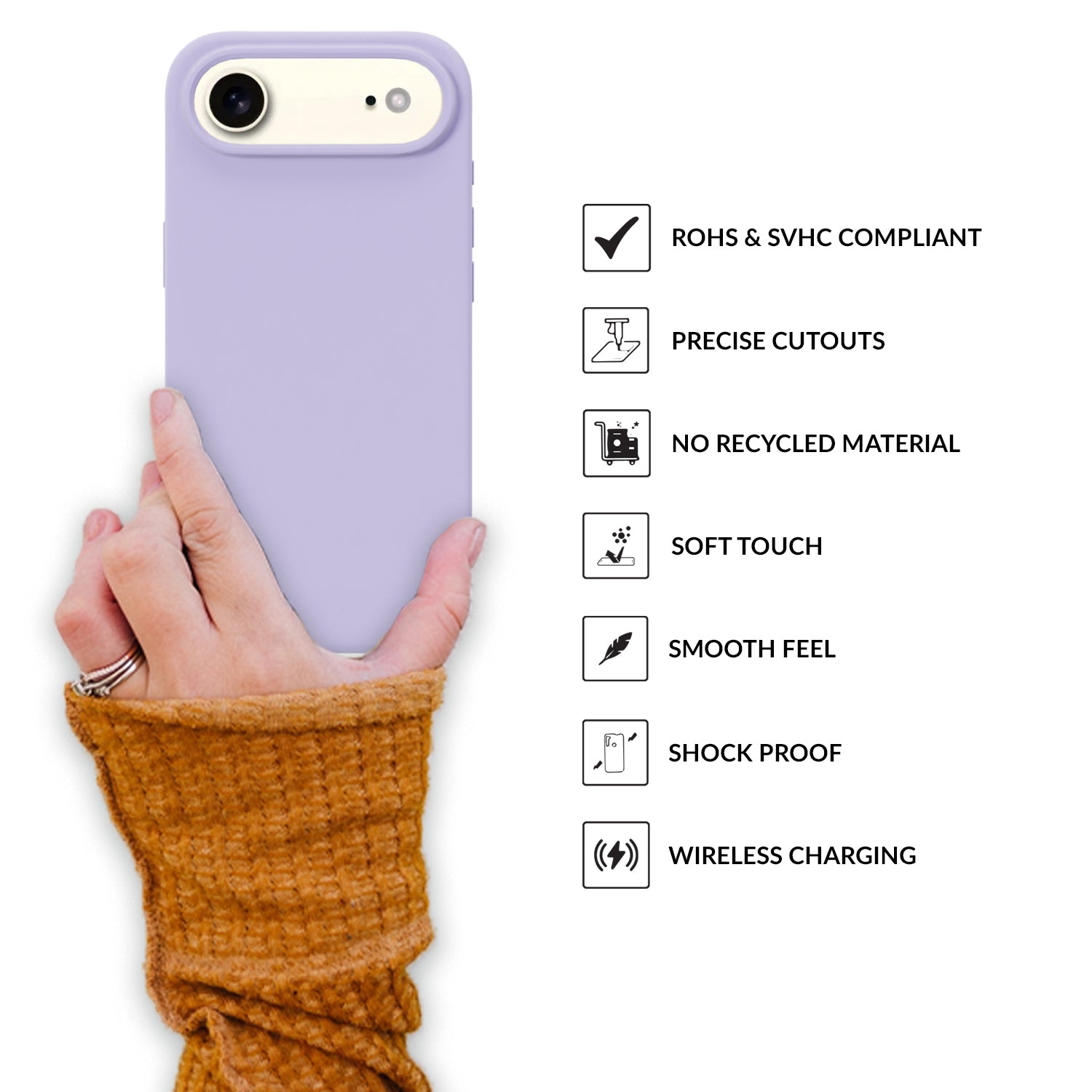 SilkMag (Liquid Silicone Magsafe)-Light Purple