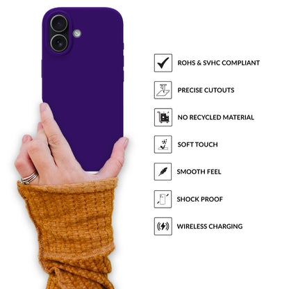 SilkMag (Liquid Silicone Magsafe)-Dark Violet
