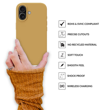 SilkMag (Liquid Silicone Magsafe)-Light Gold