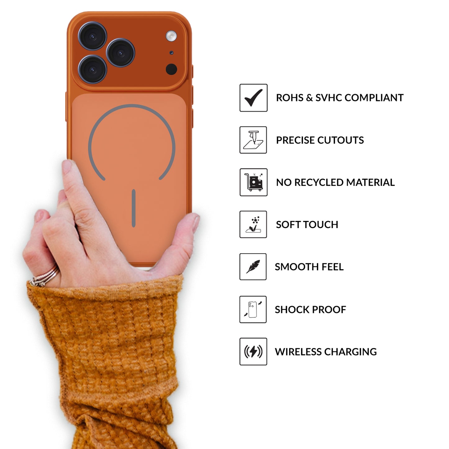 AntiGlareMag (PC Magsafe)-Orange