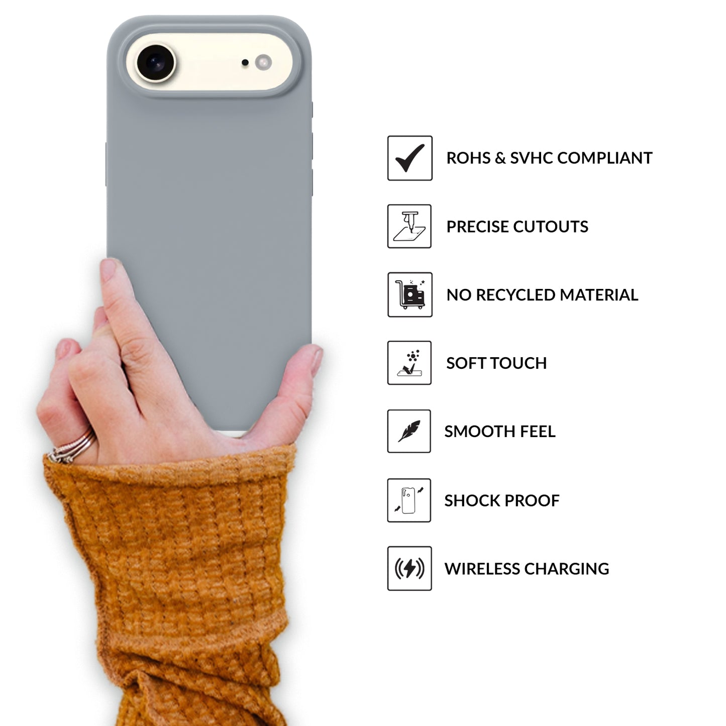 SilkMag (Liquid Silicone Magsafe)-Pastel Blue