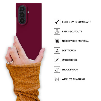 SilkMag (Liquid Silicone Magsafe)-Plum Red