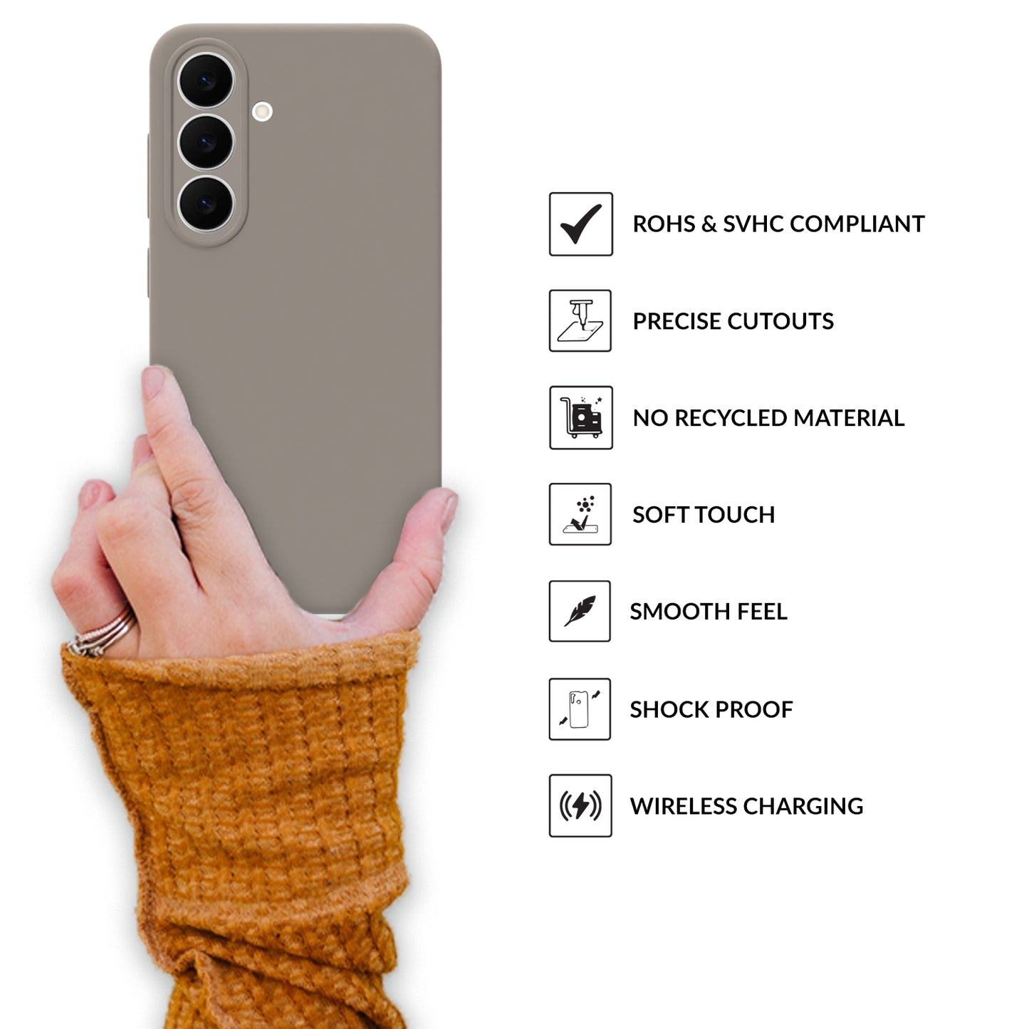 SilkMag (Liquid Silicon Magsafe)-Light Brown