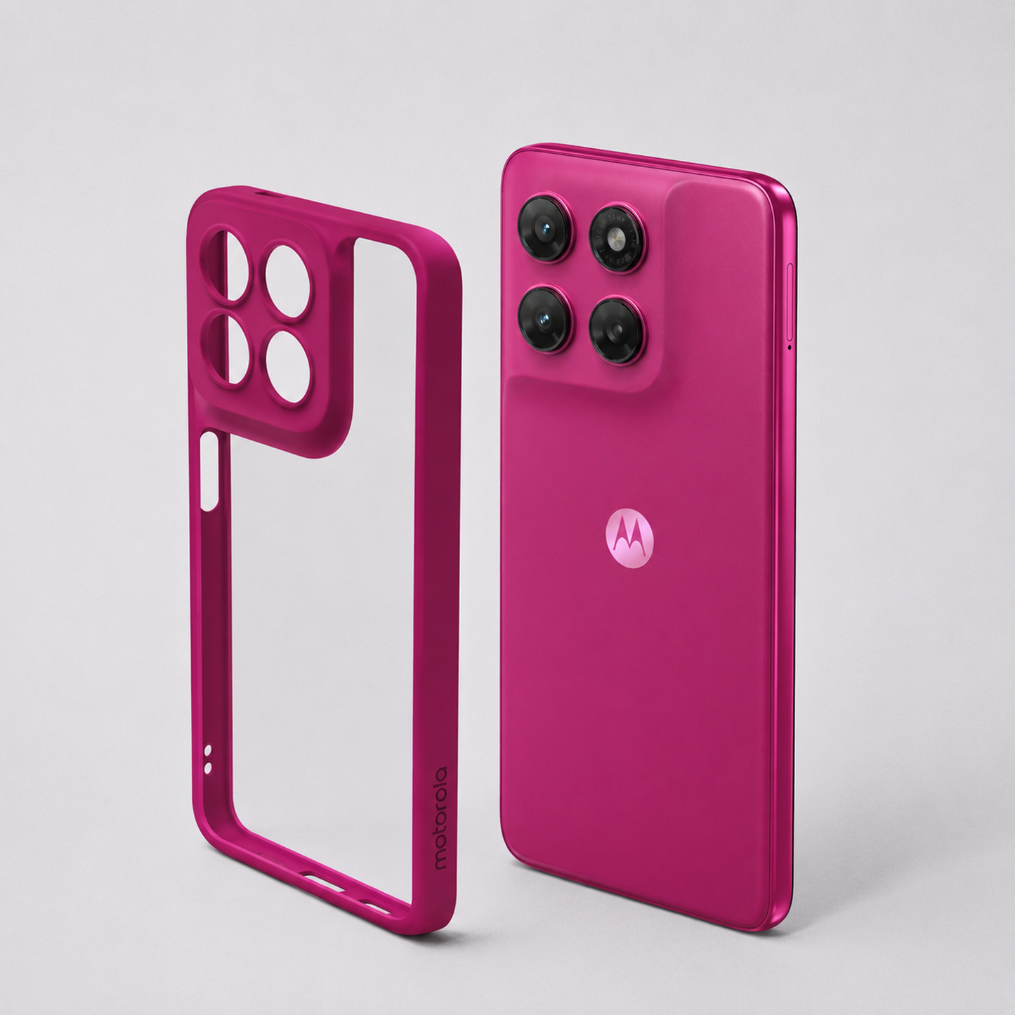 AuraShine (TPU PC)-Fuchsia Red-Amazon