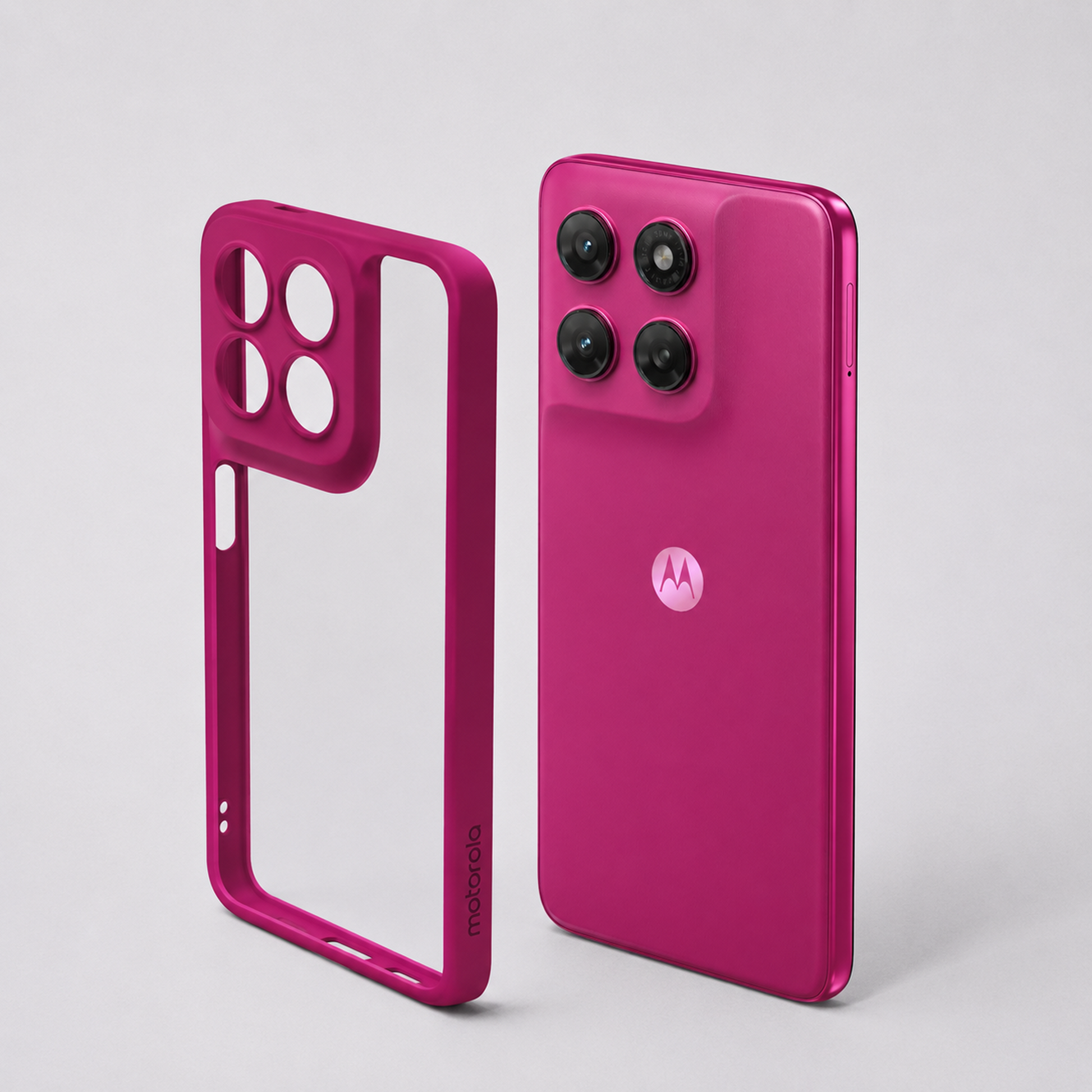 AuraShine (TPU PC)-Fuchsia Red-Amazon