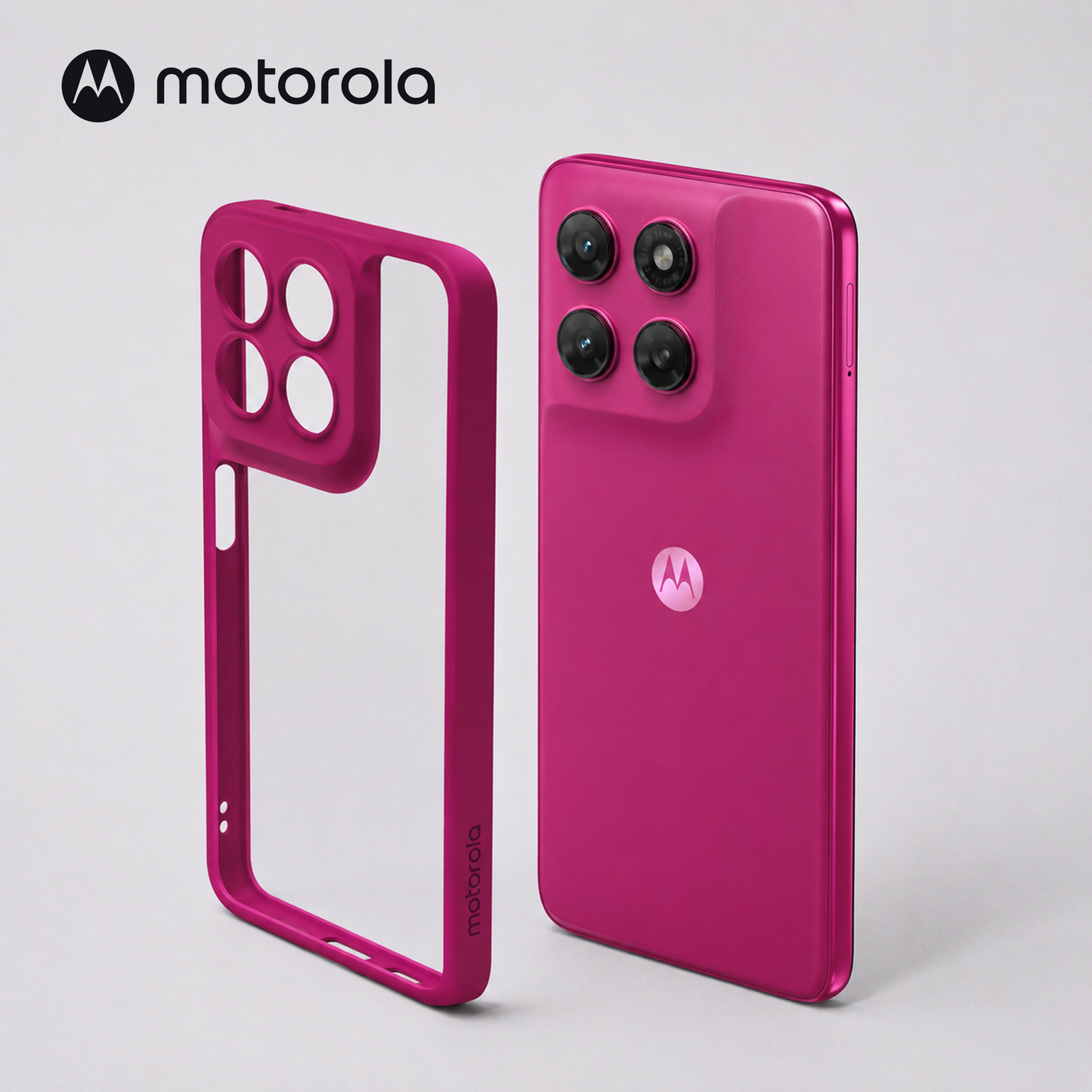 AuraShine (TPU PC)-Fuchsia Red