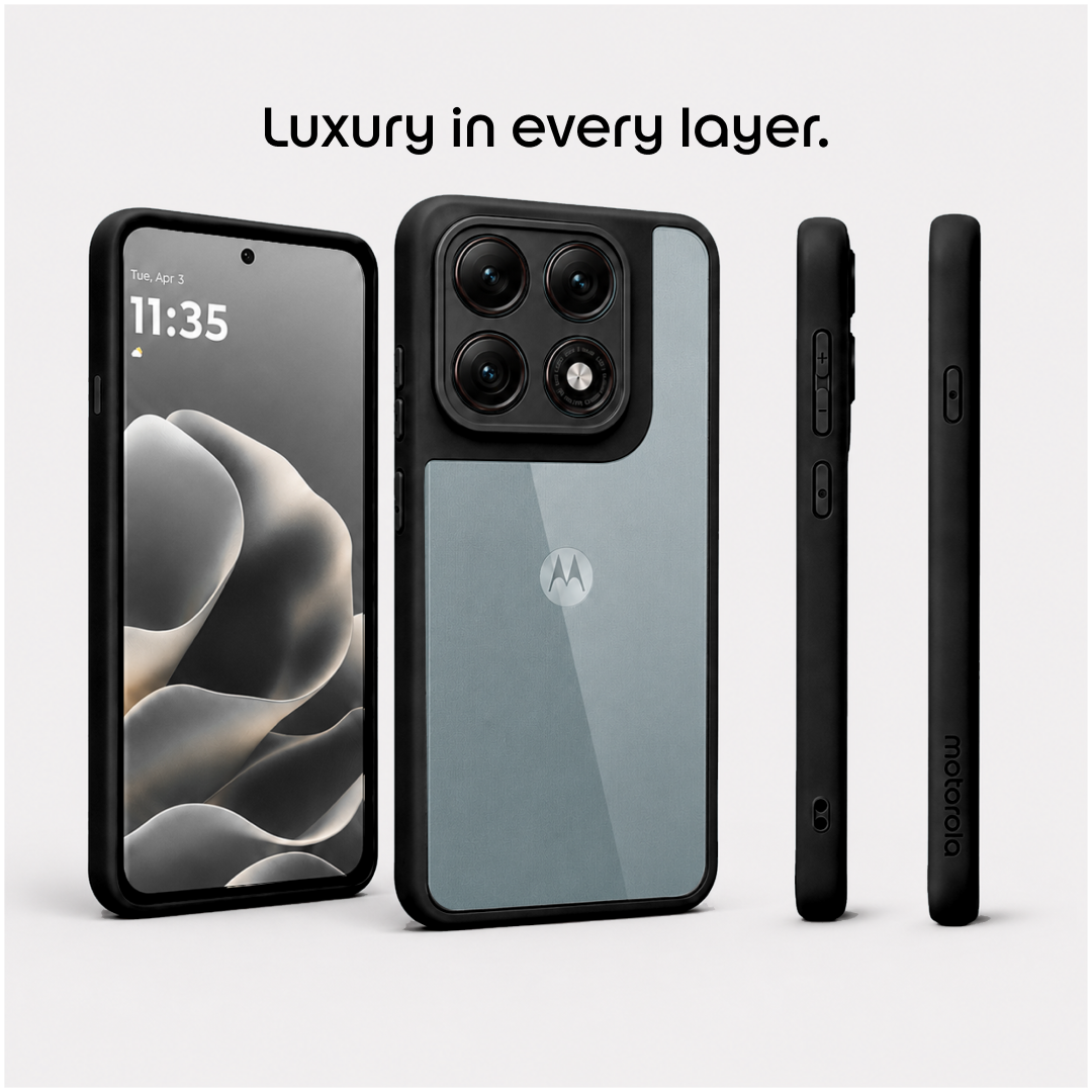 AuraShine (TPU PC)-Black Transparent