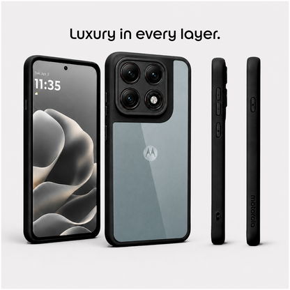 AuraShine (TPU PC)-Black Transparent