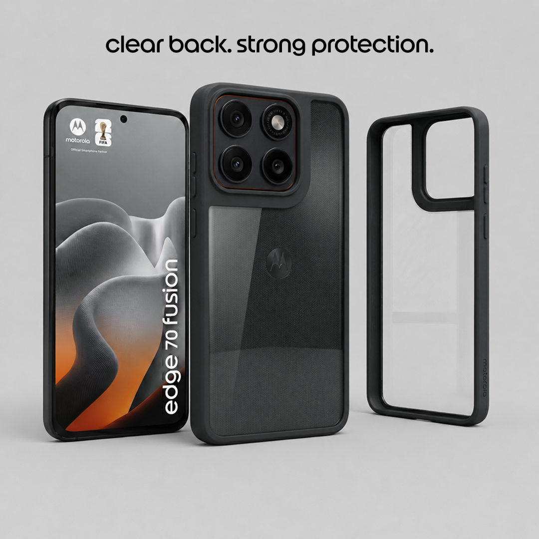 AuraShine (TPU PC)-Black Transparent