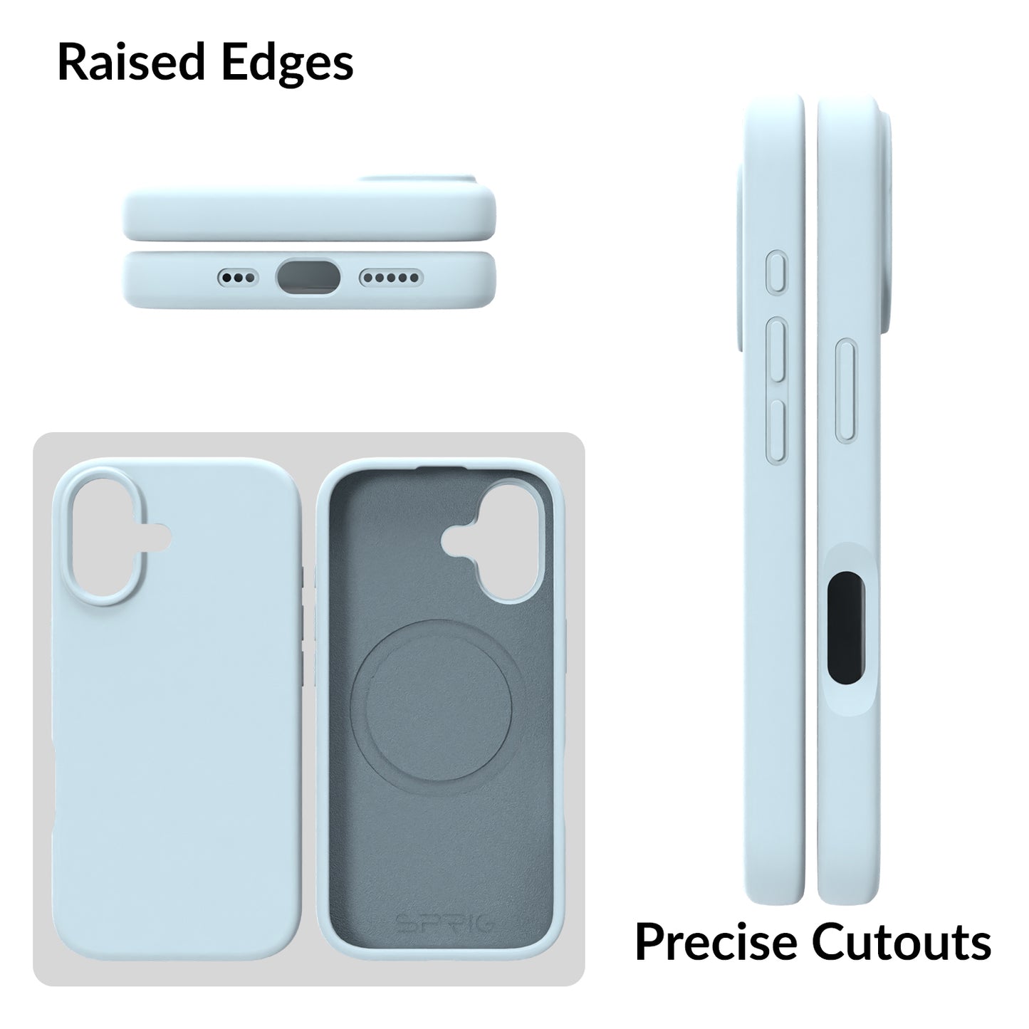 SilkMag (Liquid Silicone Magsafe)-Light Blue
