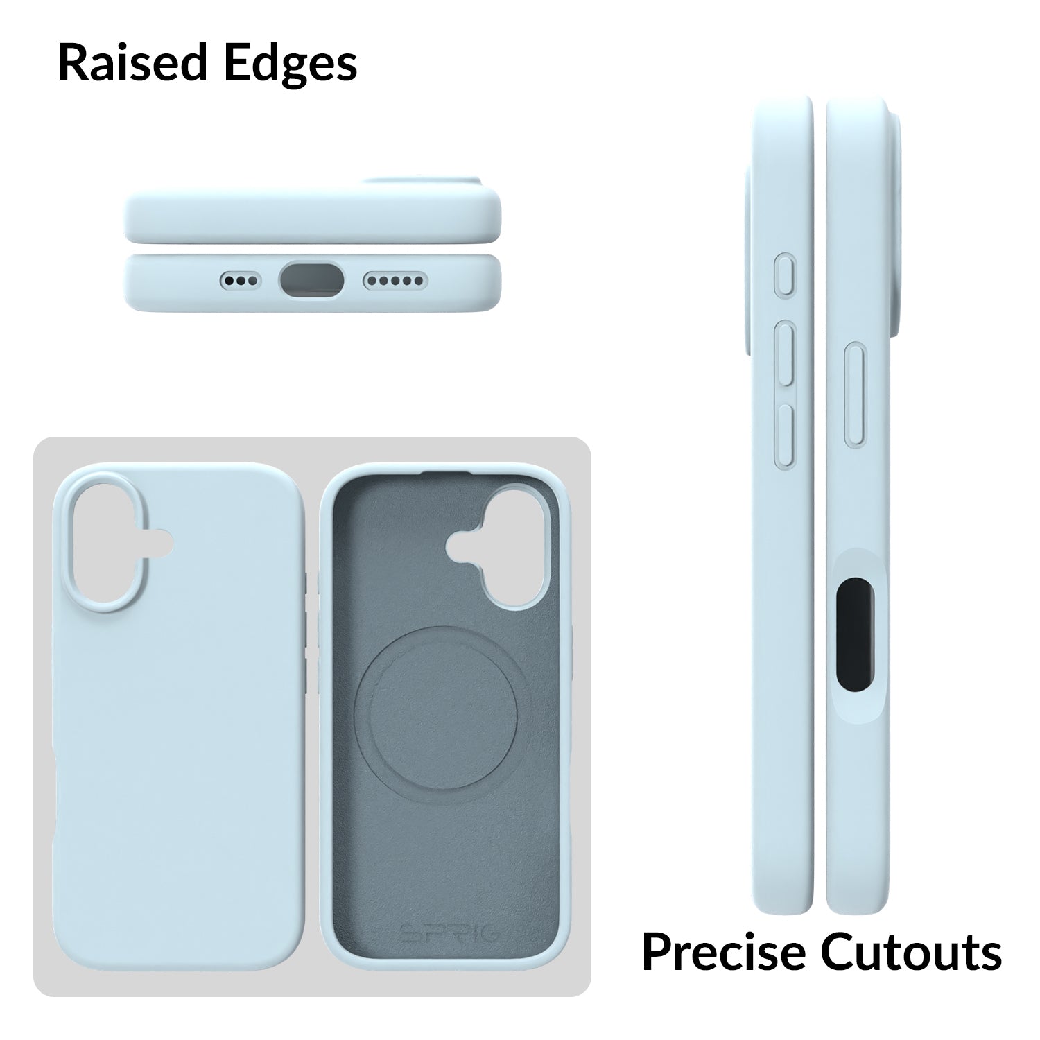 SilkMag (Liquid Silicone Magsafe)-Light Blue
