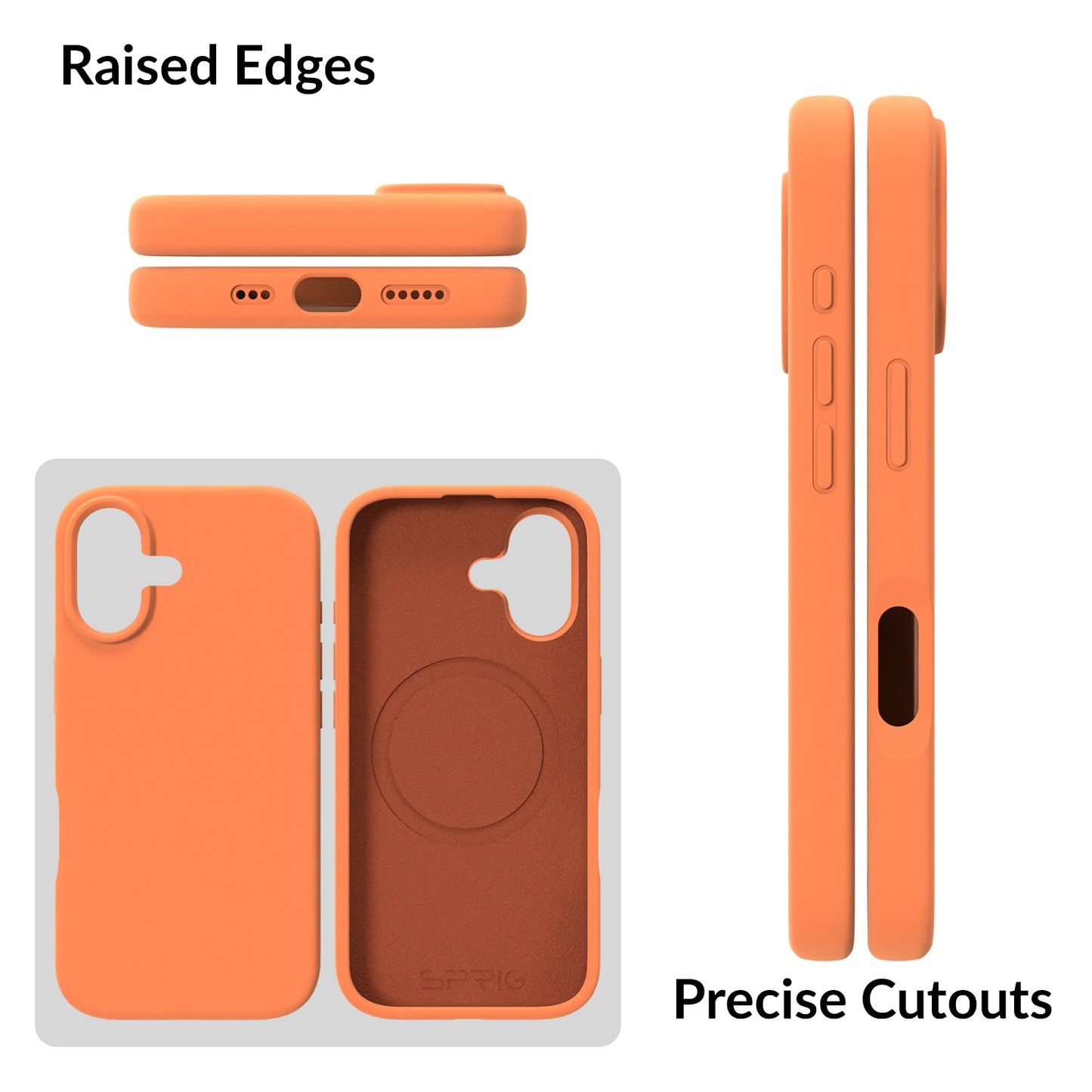 SilkMag (Liquid Silicone Magsafe)-Light Orange