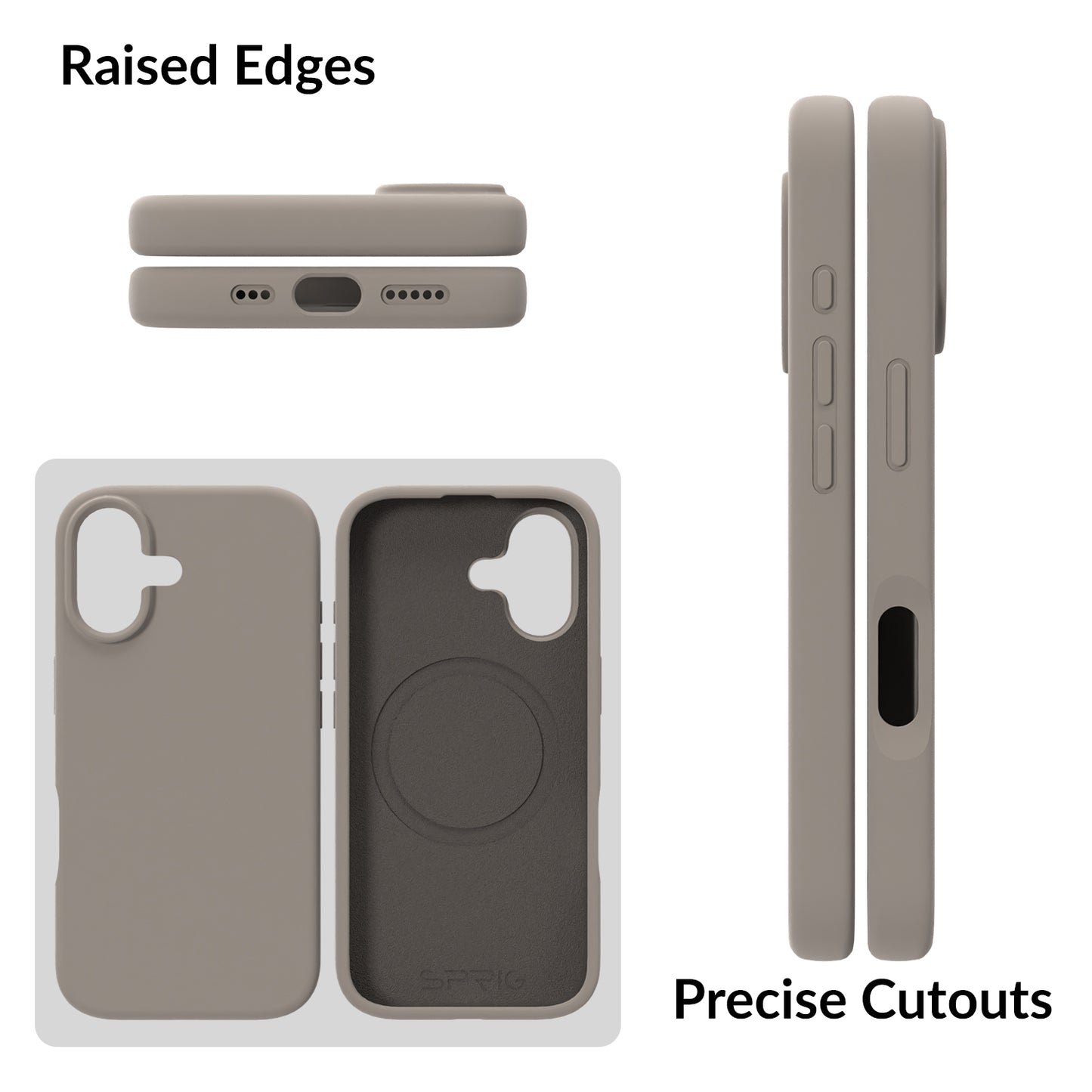 SilkMag (Liquid Silicone Magsafe)-Light Brown