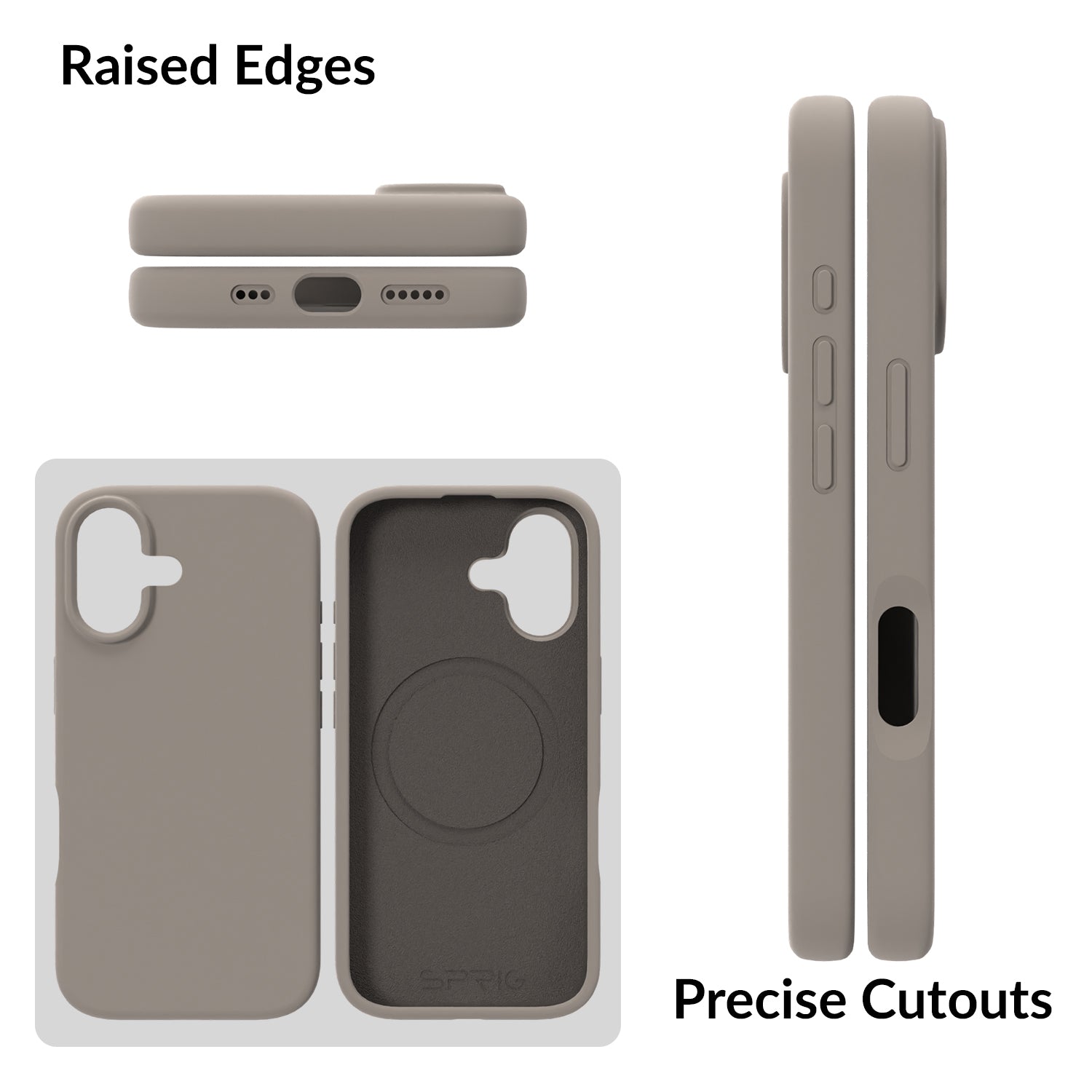 SilkMag (Liquid Silicone Magsafe)-Light Brown
