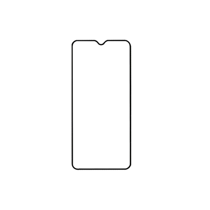 Redmi A3 Full Cover Tempered Glass (Black)
