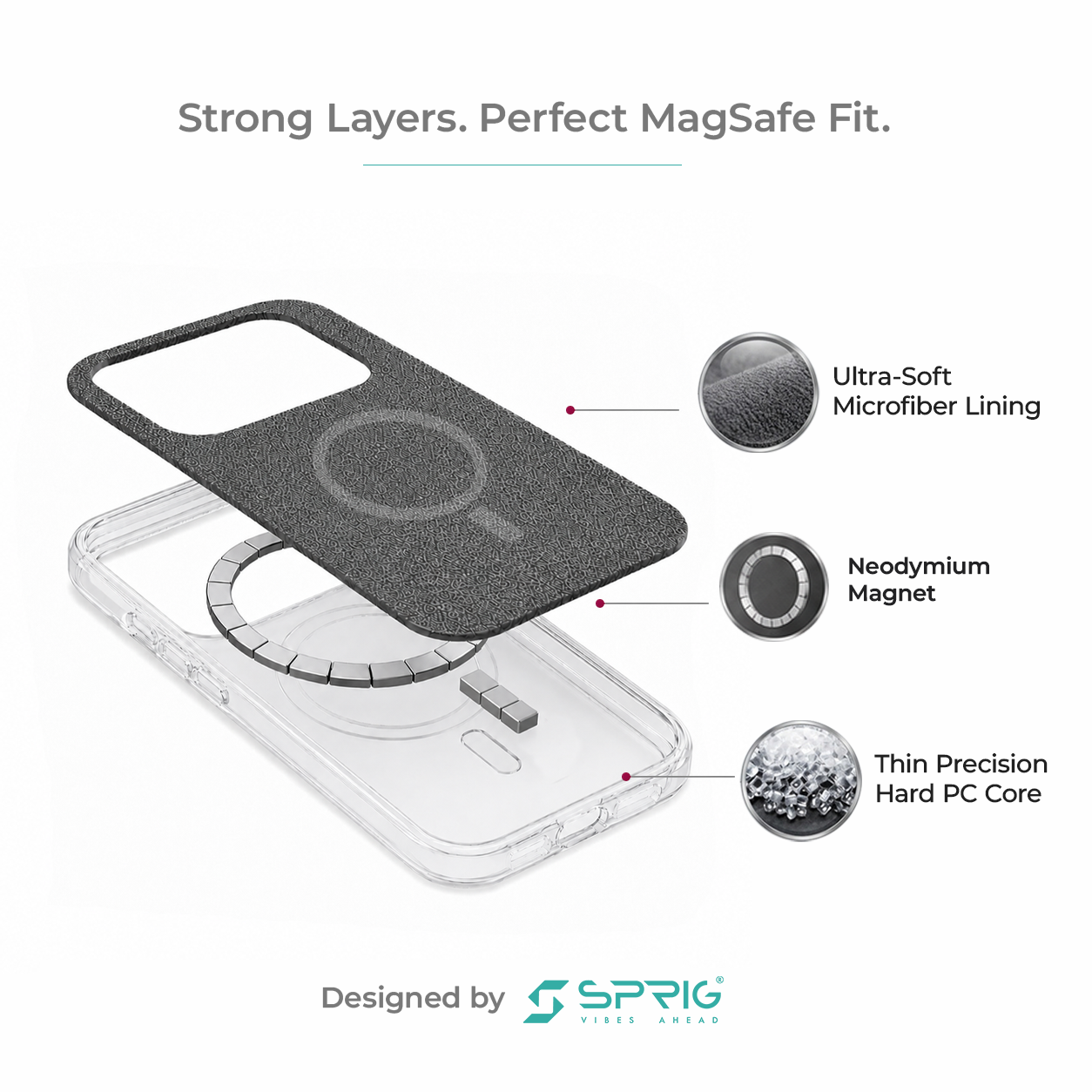 SilkMag (Liquid Silicon Magsafe)-Blue Grey