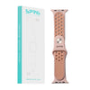 Silicone Dual Color Strap-Brown Pink