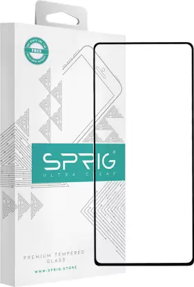 Sprig Hot Bending Full Cover Tempered Glass Screen Protector for Vivo V29 (Edge Glue)