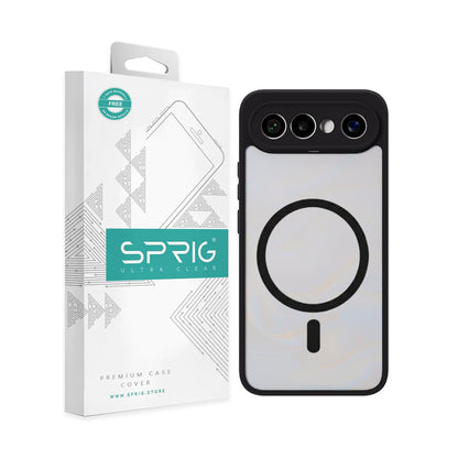 EdgMag (TPU PC Magsafe)-Black Transparent