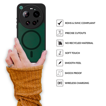 EdgeMag (TPU PC Magsafe)-Black Transparent