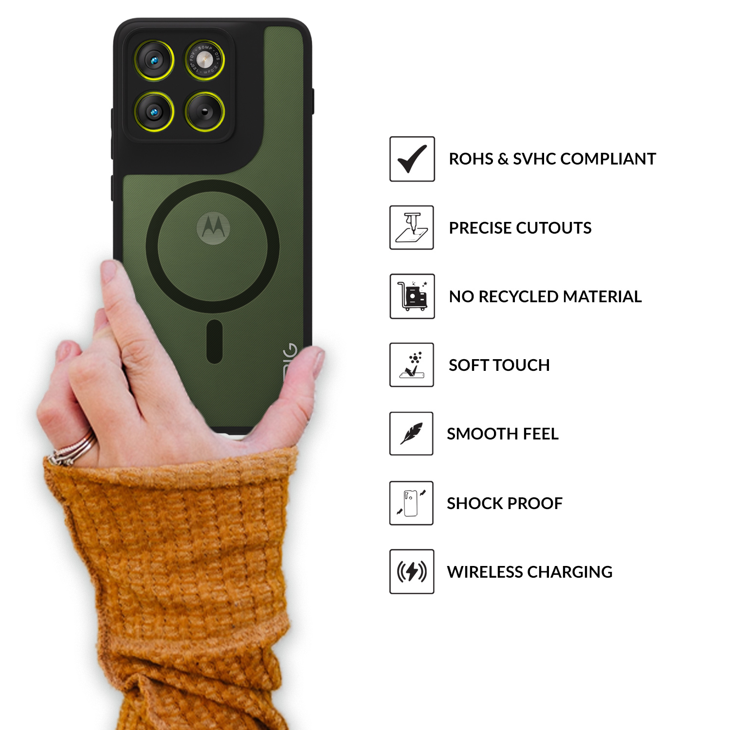 EdgeMag (TPU PC Magsafe)-Black