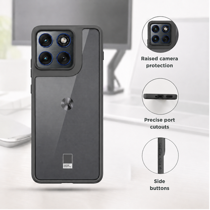 AuraShine (TPU PC)-Black Transparent