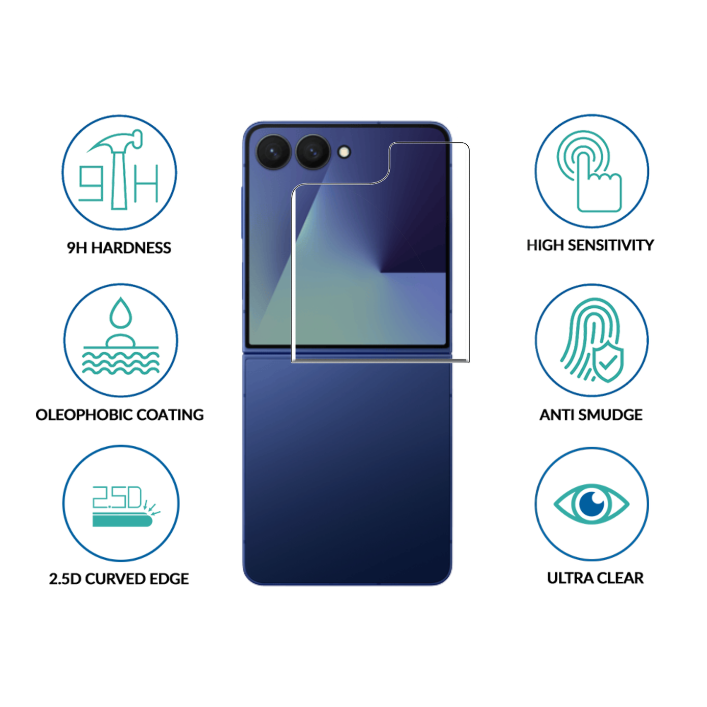 Samsung Galaxy Z Fold 7 Shield (Tempered Glass)