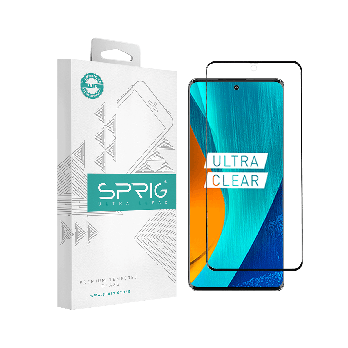 MOTO Edge 30 Ultra Tempered Glass Screen Guard by Sprig