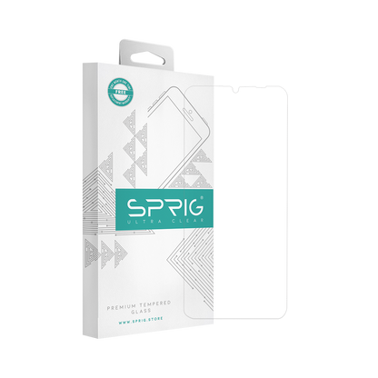 sprig clear tempered glass screen protector for moto g8 power lite