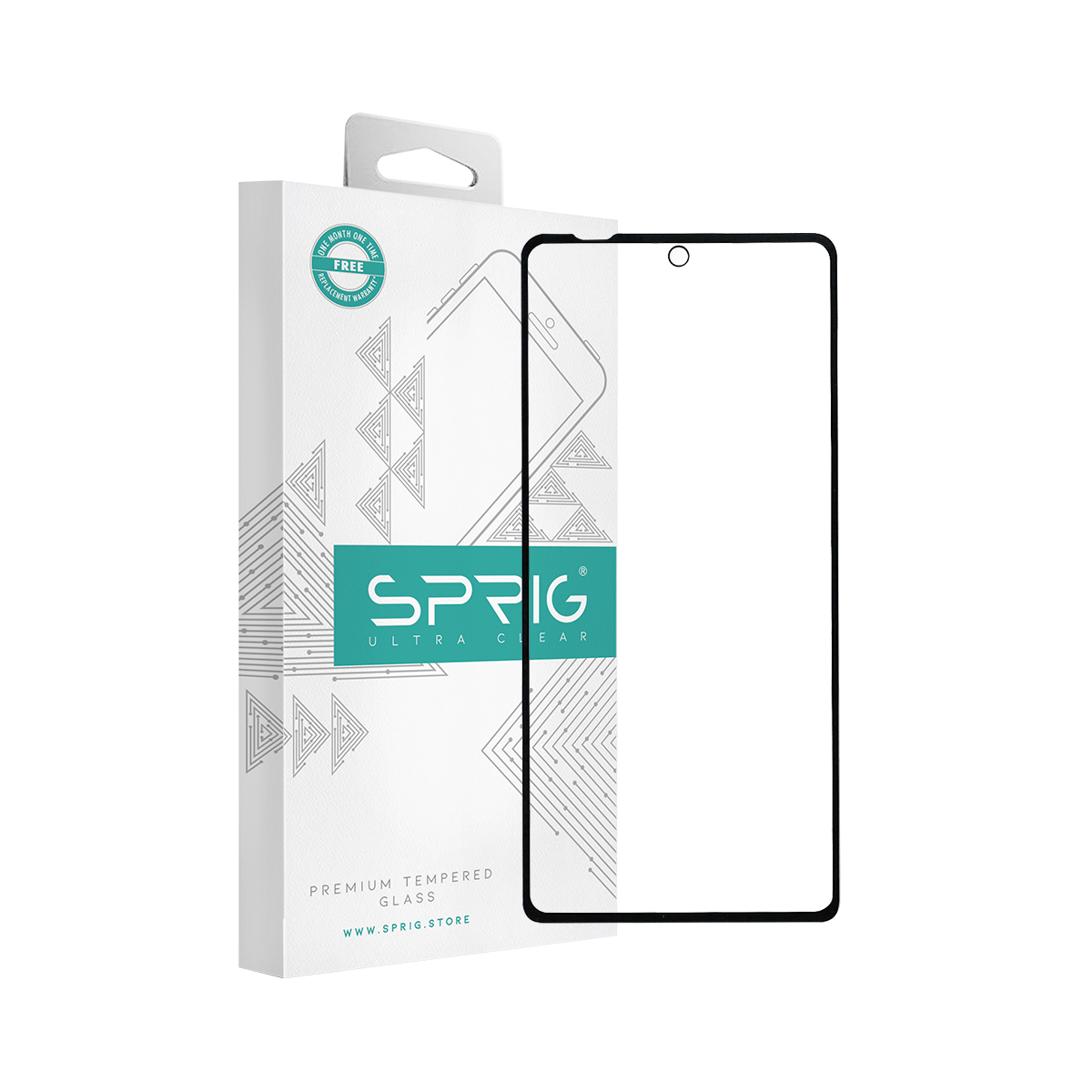 sprig full cover tempered glass screen protector for motorola edge 20 pro