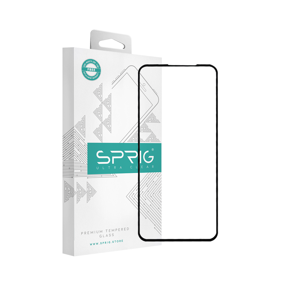 sprig full cover tempered glass screen protector for vivo iqoo z6 5g