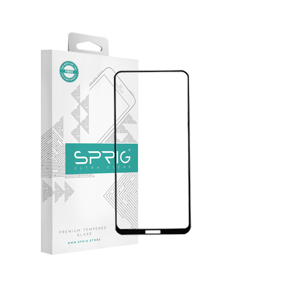 sprig full cover tempered glass screen protector for nokia 3.4