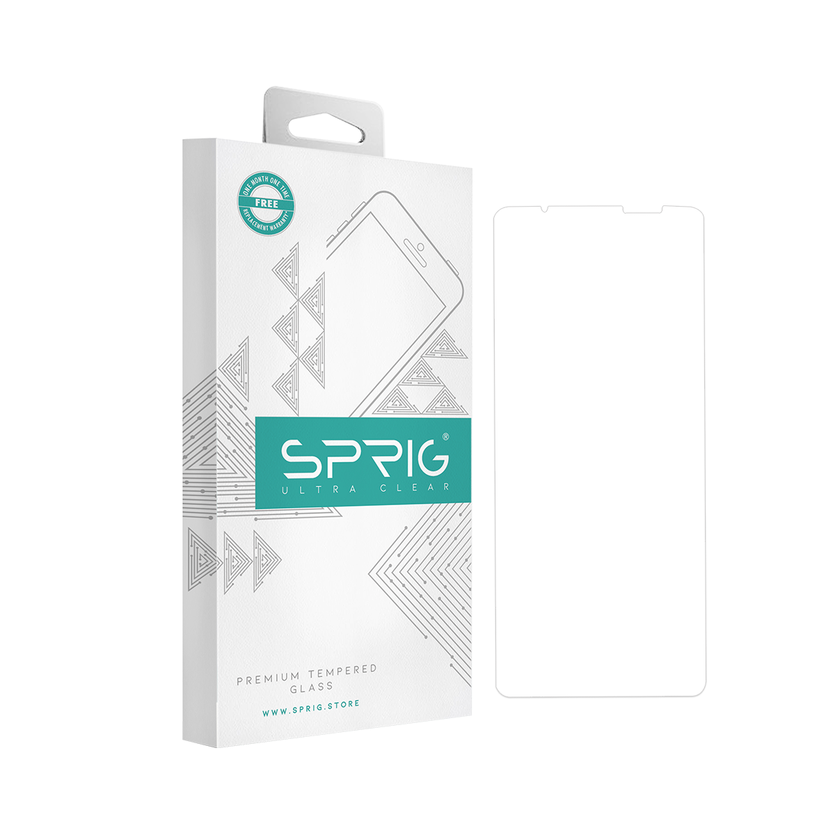 sprig clear tempered glass screen protector for asus rog 5
