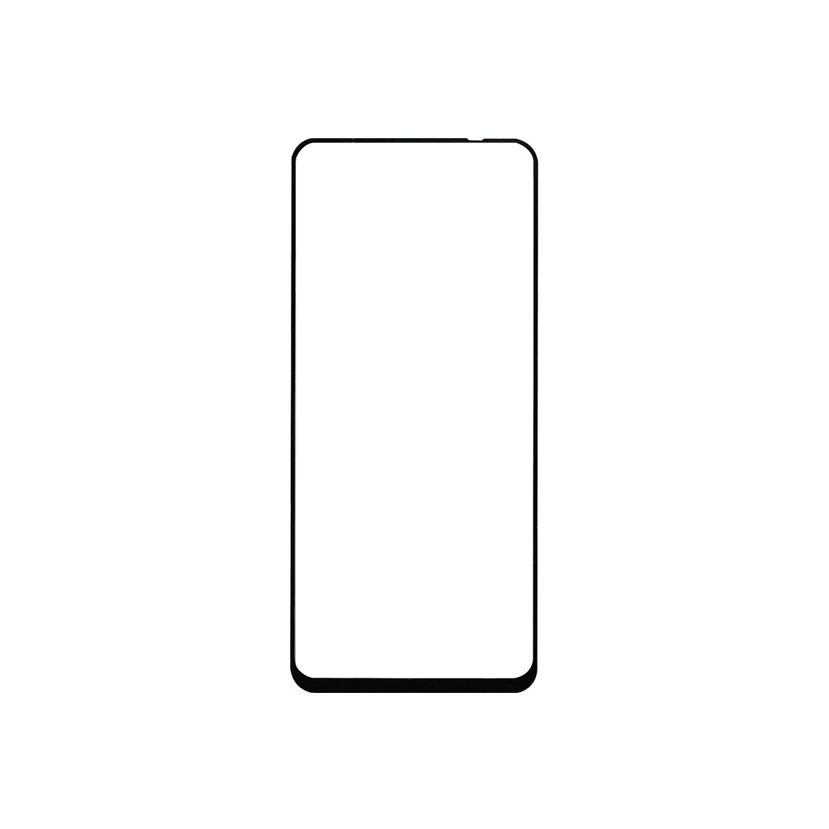 sprig full cover tempered glass screen protector for vivo iqoo7 5g (black)