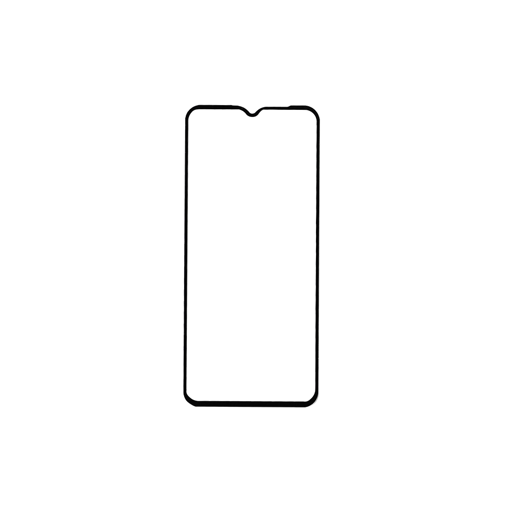 sprig full cover tempered glass screen protector for vivo y72 5g (black)