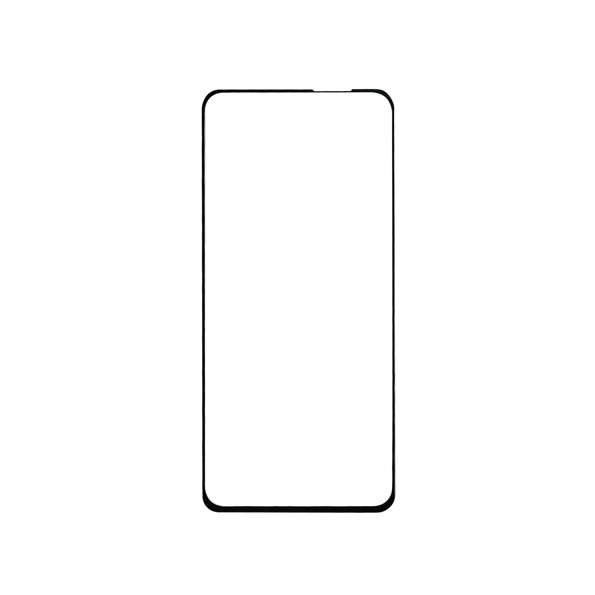 sprig full cover tempered glass screen protector for redmi note 10t 5g (black)