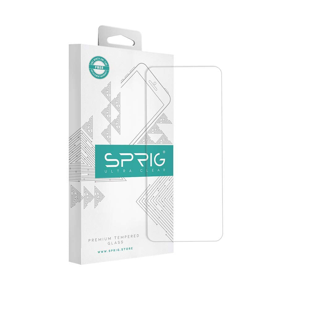 sprig clear tempered glass screen protector for poco x3