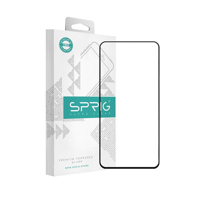 sprig full cover tempered glass screen protector for realme x7