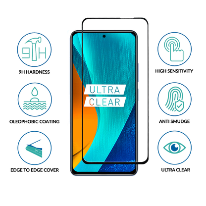 sprig full cover tempered glass screen protector for redmi note 10 pro