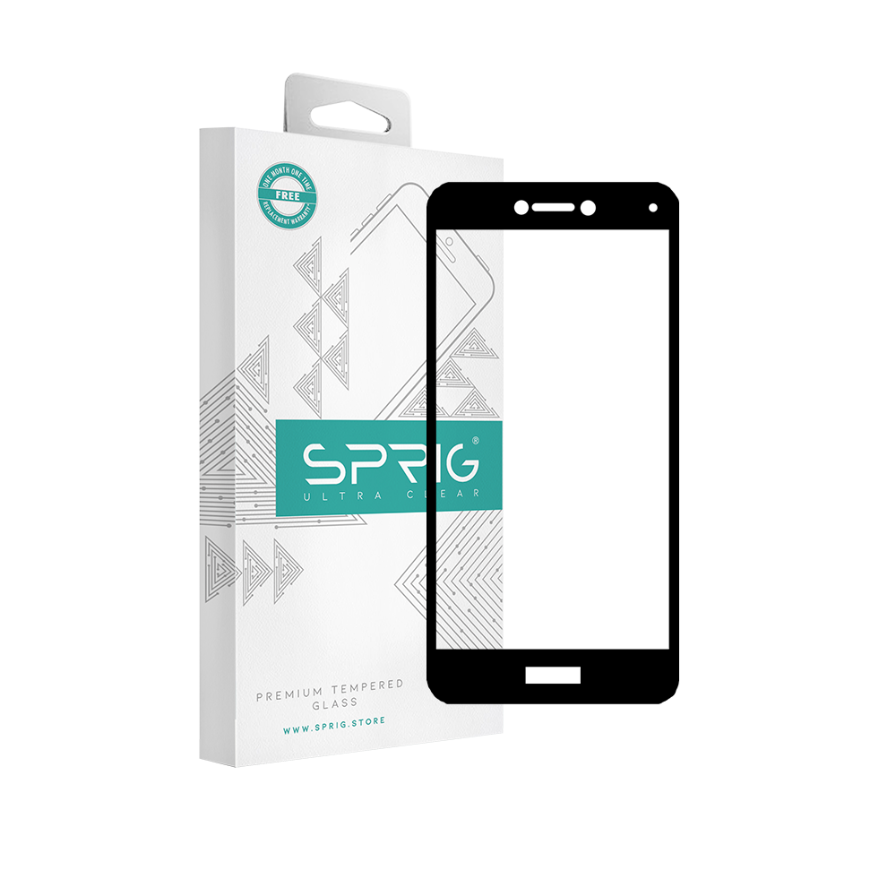sprig full cover tempered glass/ screen protector for honor 8c