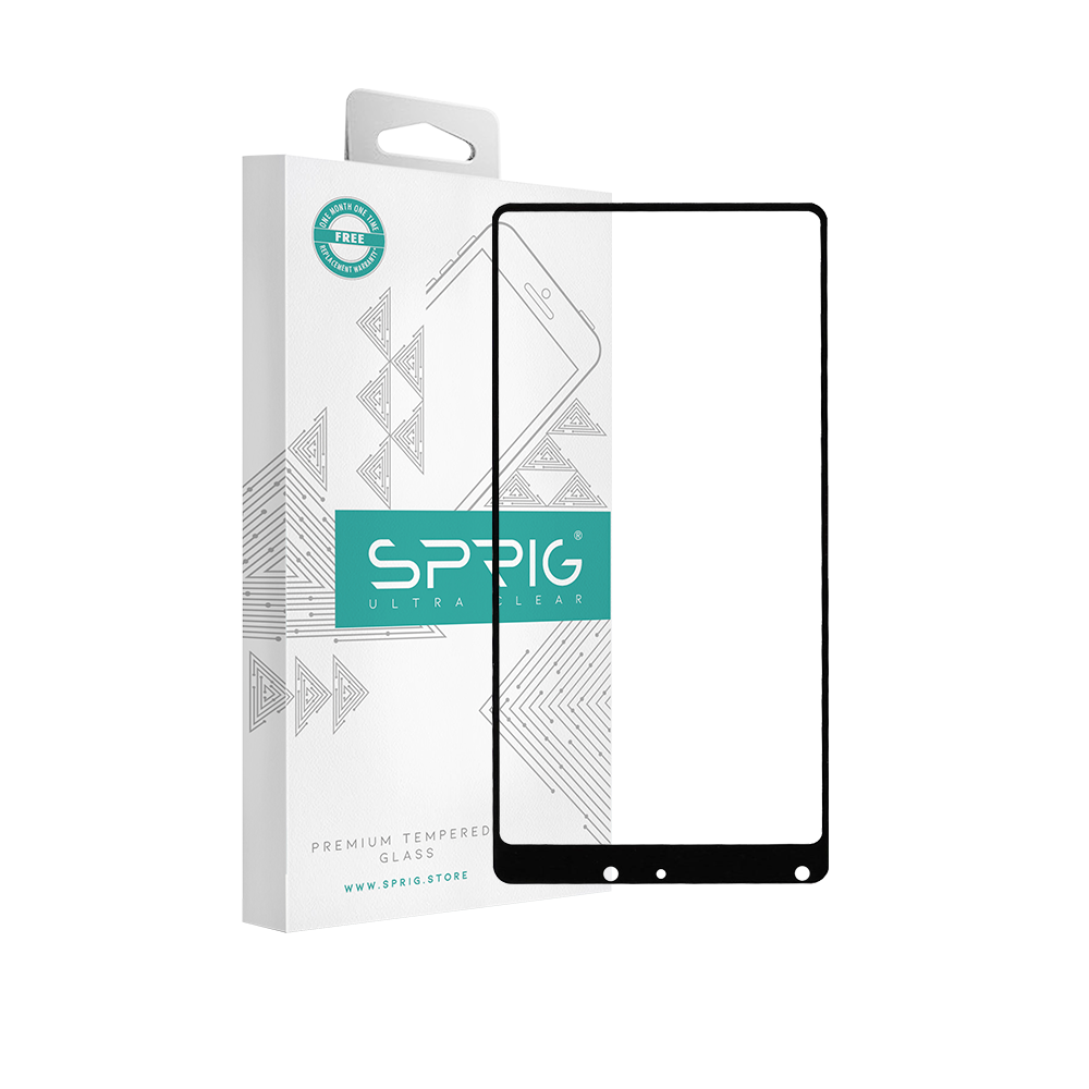 sprig full screen tempered glass screen protector for mi mix 2