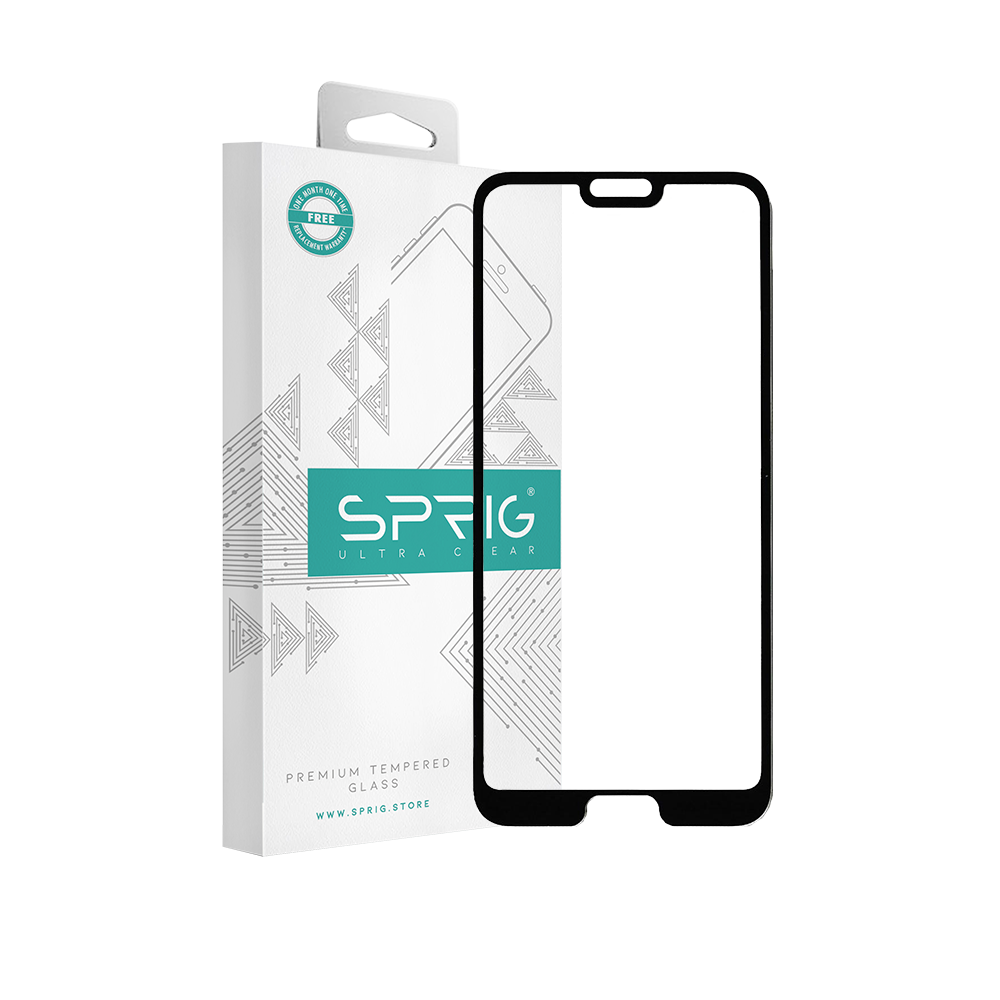 sprig full screen tempered glass screen protector for huawei honor 10